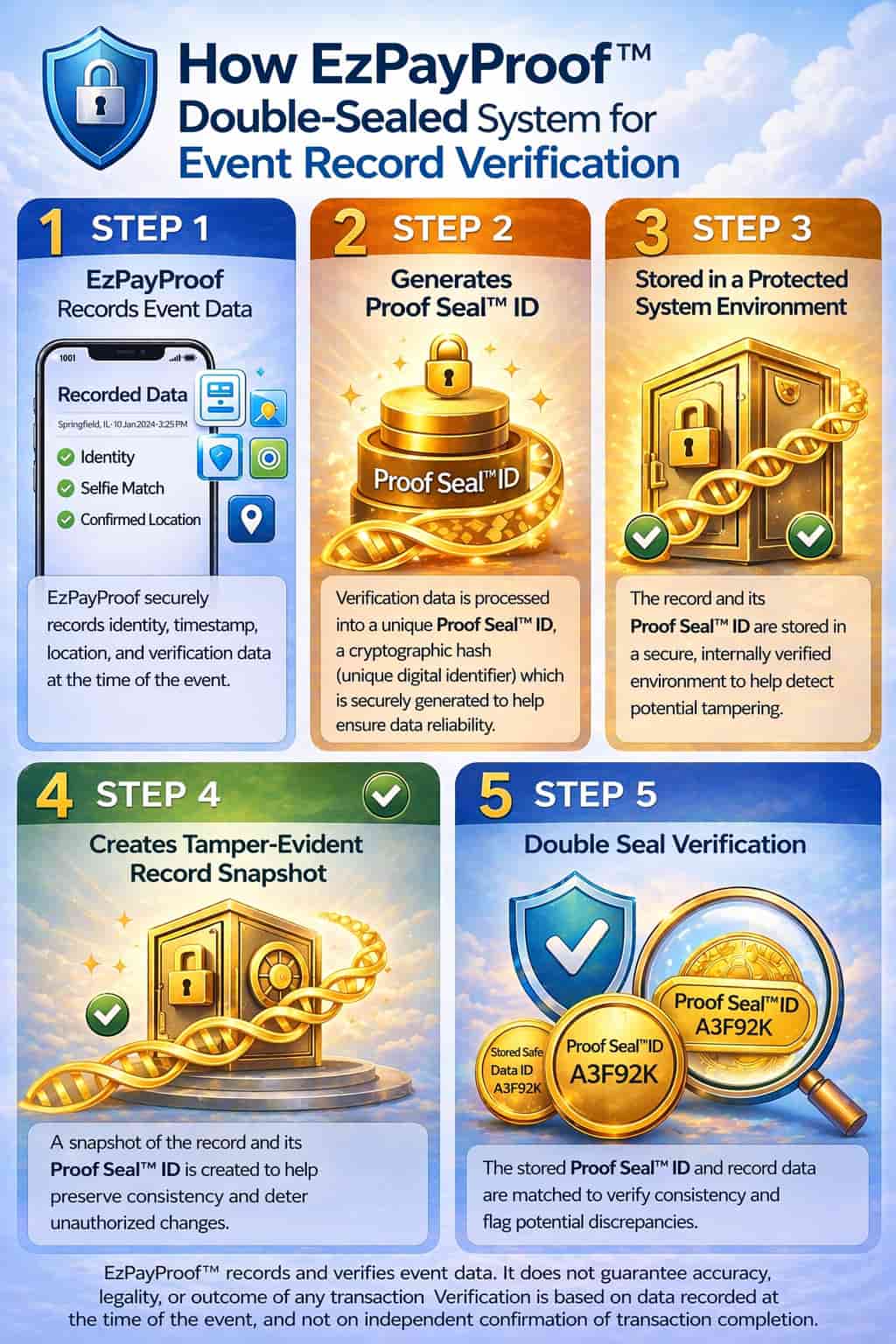 EzPayProof Double Seal Explanation